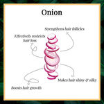 Buy Good Vibes Onion Hairfall Control Shampoo With Keratin, Corn, Wheat Protein & Soy | Strengthening | No Parabens, No Animal Testing (200 ml) - Purplle