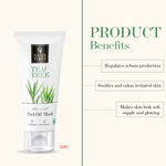 Buy Good Vibes Tea Tree Oil Control Peel Off Mask | Anti-Acne Clarifying | With Castor Oil | No Parabens No Sulphates No Mineral Oil (50 gm) - Purplle