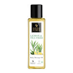 Buy Good Vibes Lemon & Tea Tree Body Massage Oil (100 ml) - Purplle