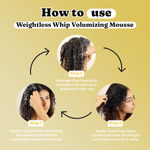 Buy Fix My Curls Weightless Whip Volumizing Mousse With Hydrolyzed Rice Protein, Matcha Geen Tea, & Apple Amino Acids. (100 ml) - Purplle