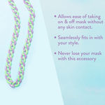 Buy En-chain-ting Mask Chains by Stay Quirky - Purple Kiwi - Purplle