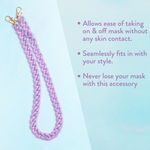 Buy En-chain-ting Mask Chains by Stay Quirky - Lilac Dreams - Purplle