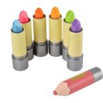 Buy Me-On M & M Pack of 6 Pencil Shaped Lip Balms for caring Dry Lips - Purplle