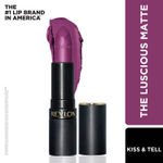 Buy Revlon Super Lustrous The Luscious Matte Lipstick - Kiss & Tell - Purplle