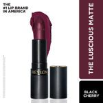 Buy Revlon Super Lustrous The Luscious Matte Lipstick - Black Cherry - Purplle