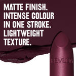 Buy Revlon Super Lustrous The Luscious Matte Lipstick - Black Cherry - Purplle