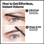 Buy Revlon Colorstay Brow Fiber Filler Gel - Warm Brown - Purplle