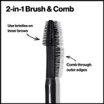 Buy Revlon Colorstay Brow Fiber Filler Gel - Warm Brown - Purplle