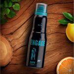 Buy Engage Mate Deodorant For Men, Citrus and Fresh, Skin Friendly, 220 ml each Body Spray (Pack of 2) - Purplle