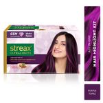 Buy Streax Ultralights Highlight Hair Colour Kit, Semi Permanent Hair colour for women and men, Gem Collection, Purple Topaz, 60 ml - Purplle