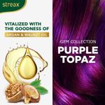 Buy Streax Ultralights Highlight Hair Colour Kit, Semi Permanent Hair colour for women and men, Gem Collection, Purple Topaz, 60 ml - Purplle