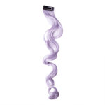 Buy STREAK STREET OPERA MAUVE CURLY CLIP-ON STRANDS - Purplle