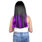 Buy STREAK STREET ELECTRIC PURPLE OMBRE HAIR EXTENSIONS - Purplle