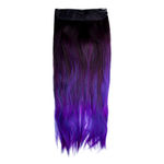 Buy STREAK STREET PERSIAN BLUE OMBRE HAIR EXTENSIONS - Purplle