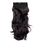 Buy STREAK STREET CLIP-IN 18" OUT CURL DARK BROWN HAIR EXTENSIONS - Purplle