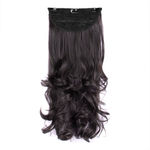 Buy STREAK STREET CLIP-IN 24" OUT CURL DARK BROWN HAIR EXTENSIONS - Purplle