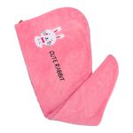 Buy Streak Street Microfiber Hair Wrap Towel- Rosy Rabbit - Purplle