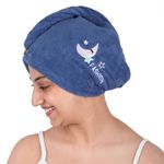 Buy Streak Street Microfiber Hair Wrap Towel- Starry Dreams - Purplle