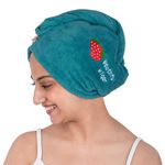 Buy Streak Street Microfiber Hair Wrap Towel- Strawberry Lagoon - Purplle