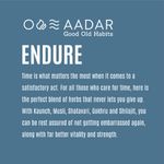 Buy AADAR ENDURE CAPSULE | Avoid Early Coming, Control your Power, | Shatavari, Gokhru, Ashwagandha, Safed Musli, and Amla | 60 Capsules (Pack of 2) - Purplle