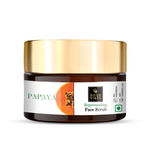 Buy Good Vibes Papaya Rejuvenating Face Scrub | Cleansing Moisturizing | With Almond Oil | No Parabens No Sulphates No Mineral Oil (100 g) - Purplle