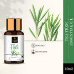 Buy Good Vibes 100% Pure Tea Tree Essential Oil | Anti-Acne, Helps Clears Pimples | No Synthetics, 100% Natural, 100% Vegetarian (10 ml) - Purplle