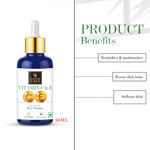 Buy Good Vibes Vitamin C & E Age Defying Serum | Reduces Wrinkles, Lighten Scars | No Parabens, No Sulphates, No Mineral Oil, No Animal Testing (30 ml) - Purplle