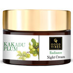 Buy Good Vibes Kakadu Plum Radiance Night Cream | Skin Lightening, Glowing | No Parabens, No Sulphates, No Mineral Oil | No Animal Testing (50 g) - Purplle