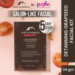 Buy Alps Goodness Grapeseed De-Tan Facial Kit (34 g) - Purplle