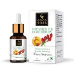 Buy Good Vibes Vitamin C & Goji Berry Depigmentation & Wrinkle Balancing Face Serum | Lightening | With Aloe Vera | No Parabens, No Sulphates (10 ml) - Purplle