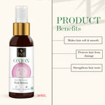 Buy Good Vibes Onion Hair Fall Control Hair Serum | Hair Growth, Strenghtening | No Parabens, No Sulphates, No Animal Testing (50 ml) - Purplle