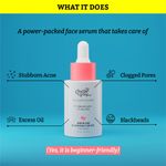 Buy Chemist at Play Sebum & Blackhead Control Face Serum with Ceramides | 2% Salicylic Acid + 1% Zinc PCA | For acne-prone & bumpy skin, controls excess sebum & improves skin texture | 30ml - Purplle