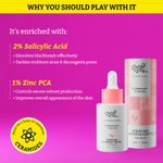 Buy Chemist at Play Sebum & Blackhead Control Face Serum with Ceramides | 2% Salicylic Acid + 1% Zinc PCA | For acne-prone & bumpy skin, controls excess sebum & improves skin texture | 30ml - Purplle