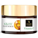 Buy Good Vibes Vitamin C Glow Face Scrub | Clarifying, Hydrating | With Walnut Shell | No Parabens, No Sulphates, No Mineral Oil, No Animal Testing (50 g) - Purplle