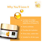 Buy Good Vibes Vitamin C Glow Face Scrub | Clarifying, Hydrating | With Walnut Shell | No Parabens, No Sulphates, No Mineral Oil, No Animal Testing (50 g) - Purplle