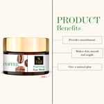 Buy Good Vibes Coffee Brightening Face Mask | Anti-Acne, Anti-Ageing | No Parabens, No Sulphates, No Mineral Oil, No Animal Testing (50 g) - Purplle