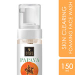 Buy Good Vibes Papaya Skin Clearing Foaming Face Wash | Oil Control, Detoxifying, Nourishing | No Parabens, No Sulphates, No Mineral Oil (150 ml) - Purplle
