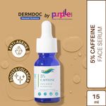 Buy DermDoc by Purplle 5% Caffeine Face Serum (15ml) - Purplle