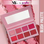 Buy NY Bae Pro Blush Palette - 01 (16 g) | Blendable | 8 In 1 | Matte & Shimmer Shades | Rich Colour | Multipurpose | Travel Friendly - Purplle