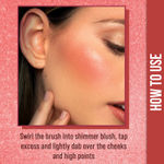 Buy NY Bae Shimmer Blush - Peach Magic 03 (4 g) | 2 in 1 Blush + Highlighter | Peach | Rich Colour | Super Blendable | Multipurpose - Purplle