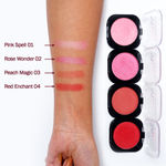 Buy NY Bae Shimmer Blush - Red Enchant 04 (4 g) | 2 in 1 Blush + Highlighter | Red | Rich Colour | Super Blendable | Multipurpose - Purplle