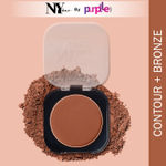 Buy NY Bae Pro Contour & Bronze - Nude Brown 02 (4 gm) | 2 In 1 Powder | With Almond Oil & Vitamin E | Rich Colour | Super Blendable | Travel Friendly - Purplle