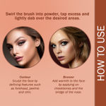 Buy NY Bae Pro Contour & Bronze - Light Brown 03 (4 gm) | 2 In 1 Powder | With Almond Oil & Vitamin E | Rich Colour | Super Blendable | Travel Friendly - Purplle