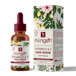 Buy Ningen Vitamin-C & E Face Serum I Goodness of Licorice and Ginseng I Dermatologically Tested, Paraben Free I For Smooth and Supple Bright & Light Skin I(50 g) - Purplle