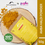 Buy Alps Goodness Powder - Amba Haldi (50 g) | 100% Natural Powder | No Chemicals, No Preservatives, No Pesticides | Face Mask for Even Toned Skin | Face Mask for Glow - Purplle