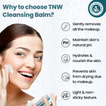 Buy TNW The Natural Wash Cleansing Balm for Removing Makeup | Gentle Makeup Remover | Paraben-Free Makeup Remover with Niacinamide & "Chamomile" 100 gm - Purplle