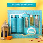 Buy SkinKraft Festive Body Kit | Indulgence Gift for Women & Men | Body Wash | Body Lotion | Body Scrub | Body Massage Oil | Body Mist | Pillow Mist | Hand Butter - Purplle