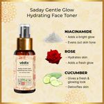 Buy Vedix Festive Glow Face Kit | Beauty Kit Gift for Women & Men | 5 in 1 Gifting Kit | Face Oil For Glowing Skin | Face Scrub | Clay Mask For Face | Skin Toner | Face Massage Roller - Purplle
