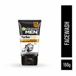 Buy Garnier Men Turbo Bright Anti-Pollution Double Action Facewash (150 gm) - Purplle