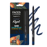 Buy FACES CANADA Magneteyes Color Kajal - Blue Motivation, 0.30g | Highly Pigmented Kohl | 12HR Long Stay | Single Stroke Glide | Waterproof & Smudgeproof | Almond Oil Enriched - Purplle
